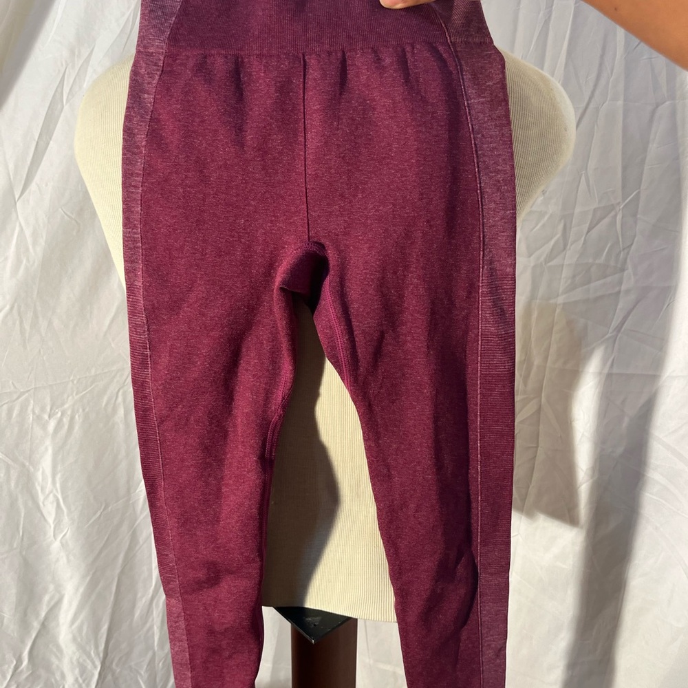 Fabletics Wine Red Activewear Set - image 4